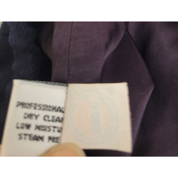 NWT VTG Rrrrruss Togs Navy Blue Wool Blend Career Casual Pants Women's Size 16 - Picture 15 of 15